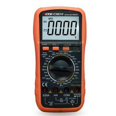 數(shù)字萬用表 VC9801A+