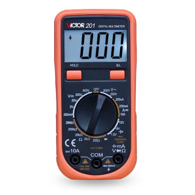 數(shù)字萬用表 VICTOR 201